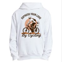 Express Your Love By Cycling Urban Pullover Hoodie