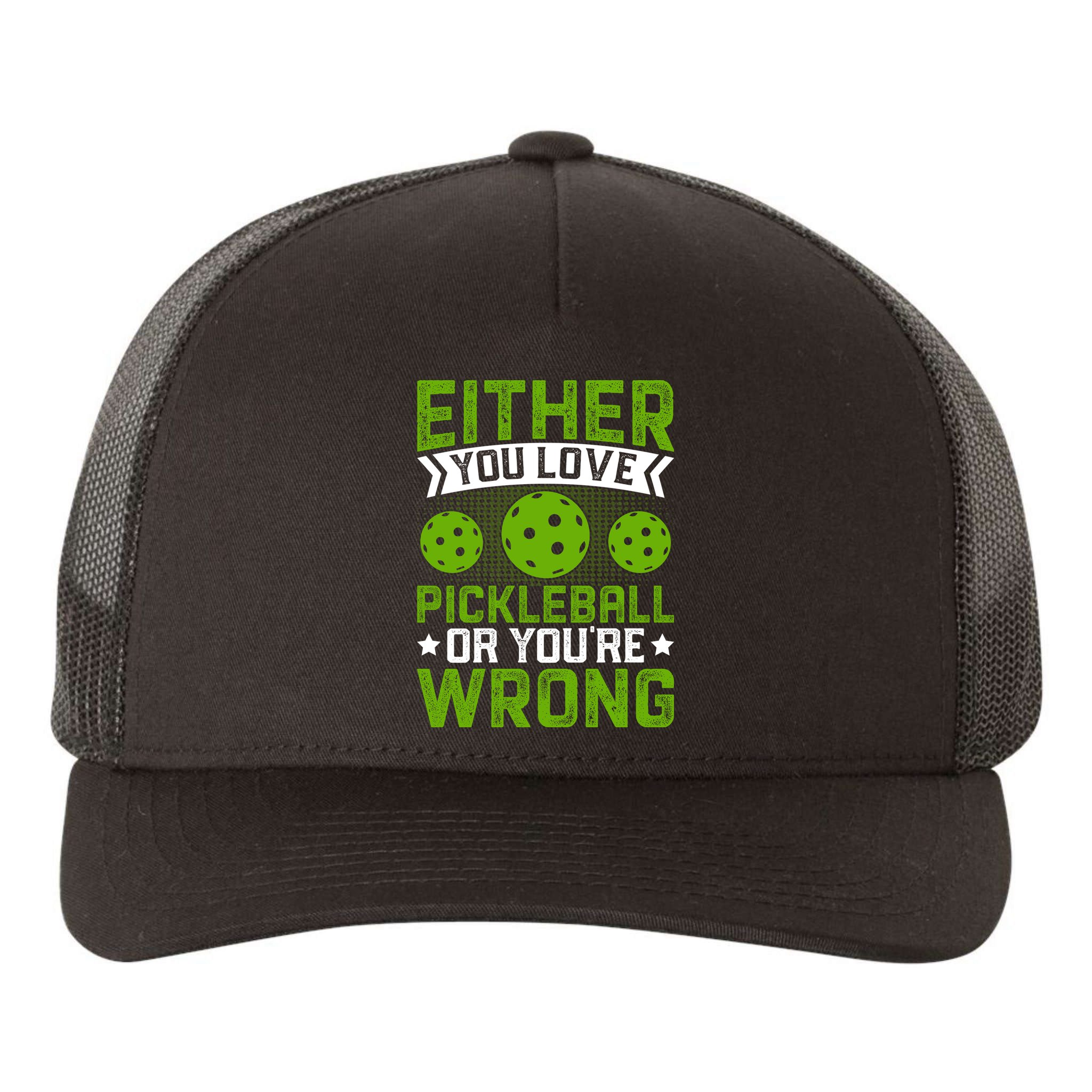 Either You Love Pickleball Gift For Pickleball Player Yupoong Adult 5-Panel Trucker Hat