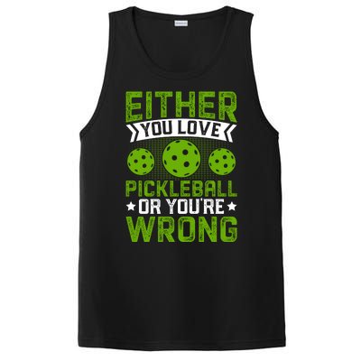 Either You Love Pickleball Gift For Pickleball Player PosiCharge Competitor Tank