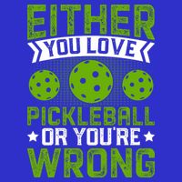 Either You Love Pickleball Gift For Pickleball Player Kids Sweatshirt