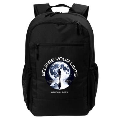 Eclipse Your Limits March 14 2025 Total Lunar Eclipse 2025 Meaningful Gift Daily Commute Backpack