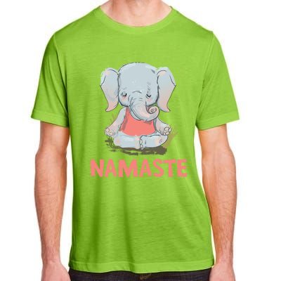 Elephant Yoga Meditation Namaste Gift Adult ChromaSoft Performance T-Shirt