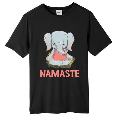 Elephant Yoga Meditation Namaste Gift Tall Fusion ChromaSoft Performance T-Shirt