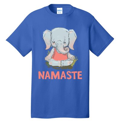 Elephant Yoga Meditation Namaste Gift Tall T-Shirt