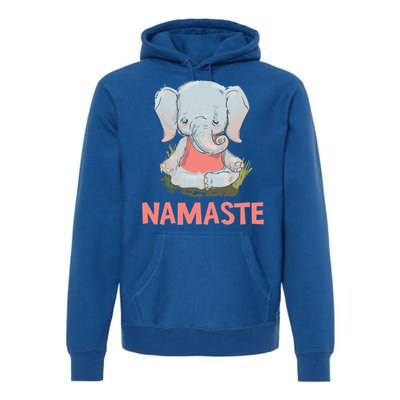 Elephant Yoga Meditation Namaste Gift Premium Hoodie