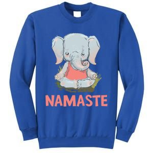 Elephant Yoga Meditation Namaste Gift Tall Sweatshirt