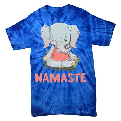 Elephant Yoga Meditation Namaste Gift Tie-Dye T-Shirt