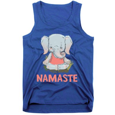 Elephant Yoga Meditation Namaste Gift Tank Top