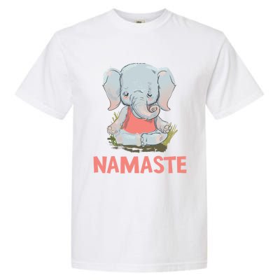 Elephant Yoga Meditation Namaste Gift Garment-Dyed Heavyweight T-Shirt