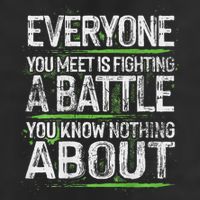 Everyone You Meet Is Fighting A Battle You Know Nothing Adult Drive Performance Visor