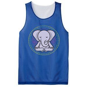 Elephant Yoga Meditation Zen Gift Mesh Reversible Basketball Jersey Tank