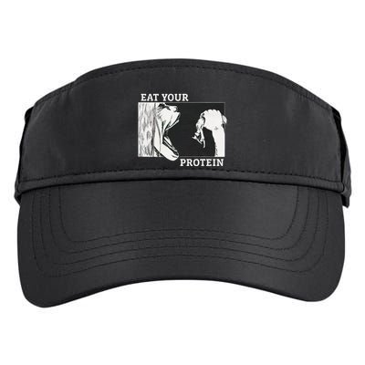 Eat Your Protein A.N.I.M.E Gym Pump Bodybuilding Fitness Adult Drive Performance Visor