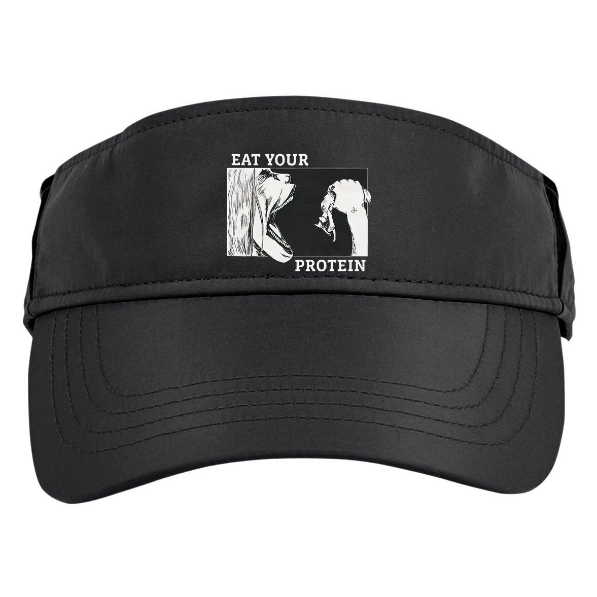 E.A.T. Yo.U.R. P.R.O.T.E.I.N Anime Gym Pump Bodybuilding Fitness Adult Drive Performance Visor