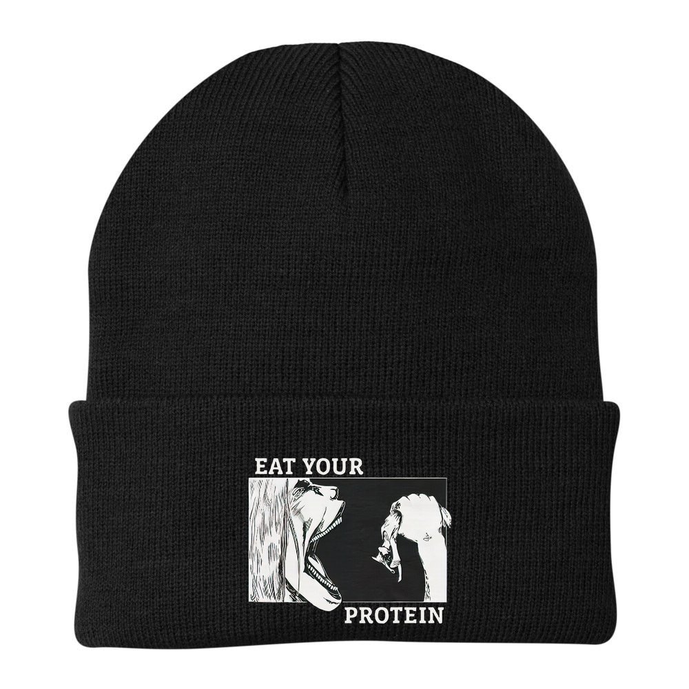 E.A.T. Yo.U.R. P.R.O.T.E.I.N Anime Gym Pump Bodybuilding Fitness Beanie