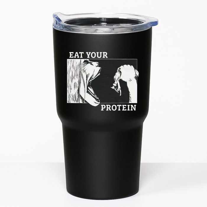 E.A.T. Yo.U.R. P.R.O.T.E.I.N Anime Gym Pump Bodybuilding Fitness Tumbler