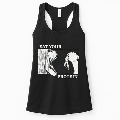 E.A.T. Yo.U.R. P.R.O.T.E.I.N Anime Gym Pump Bodybuilding Fitness Womens Tank Top