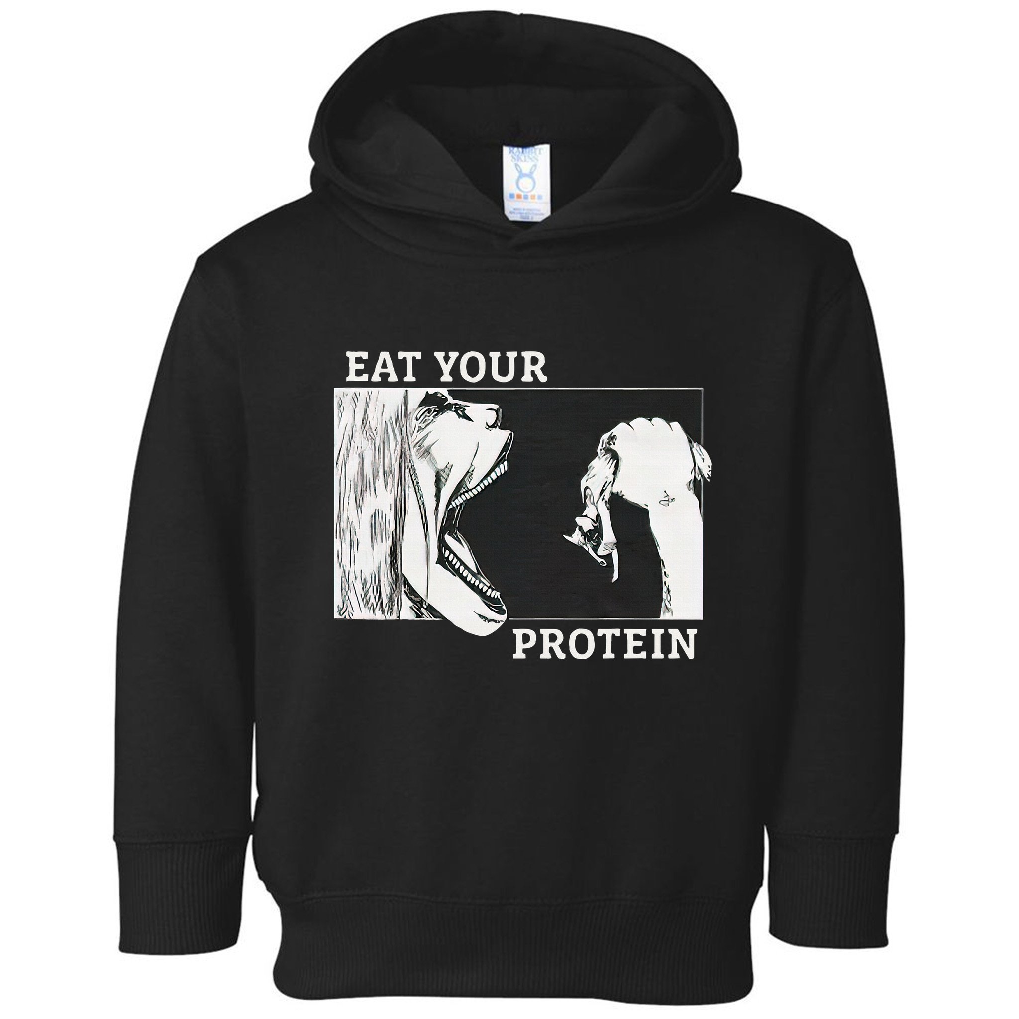 E.A.T. Yo.U.R. P.R.O.T.E.I.N Anime Gym Pump Bodybuilding Fitness Toddler Hoodie