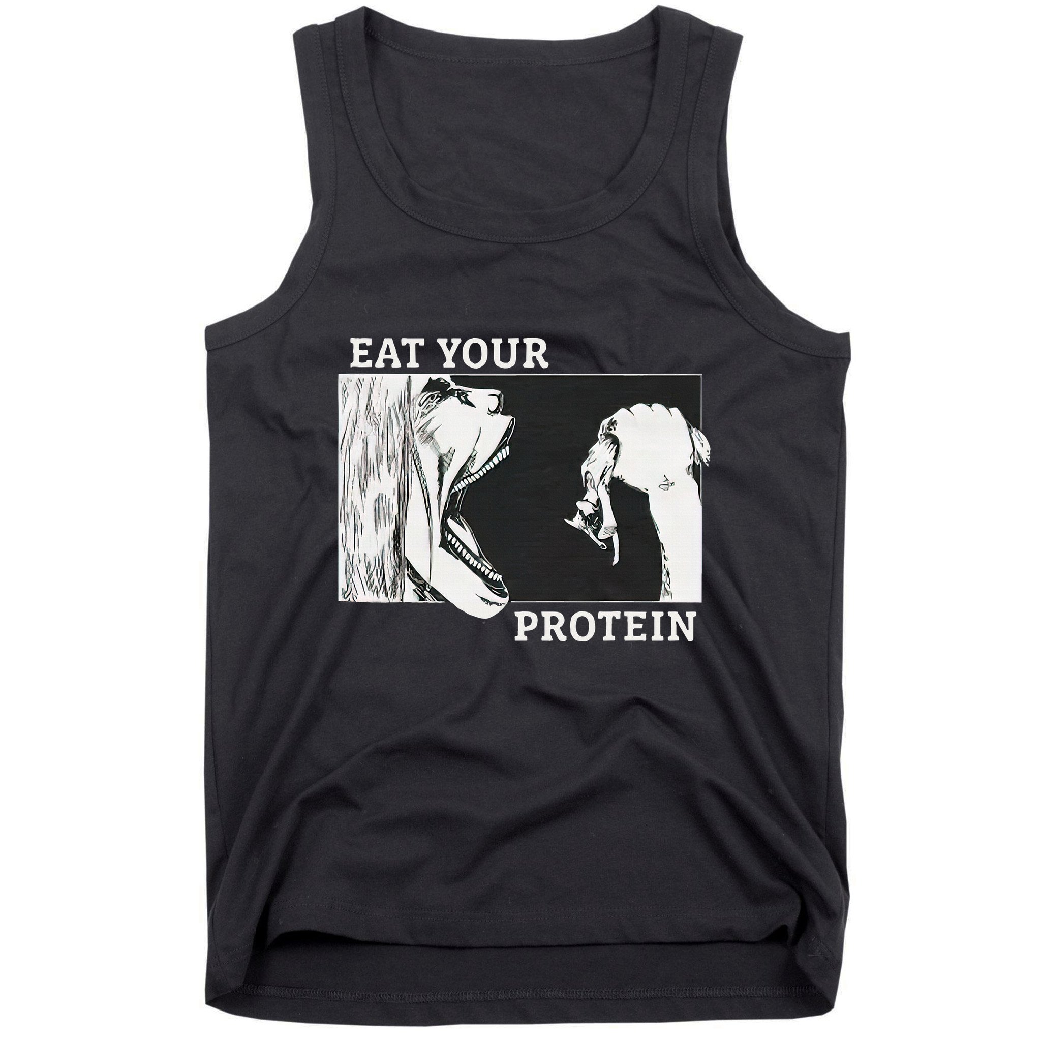 E.A.T. Yo.U.R. P.R.O.T.E.I.N Anime Gym Pump Bodybuilding Fitness Tank Top