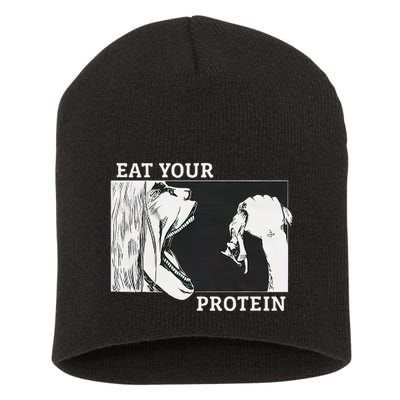 E.A.T. Yo.U.R. P.R.O.T.E.I.N Anime Gym Pump Bodybuilding Fitness Short Acrylic Beanie