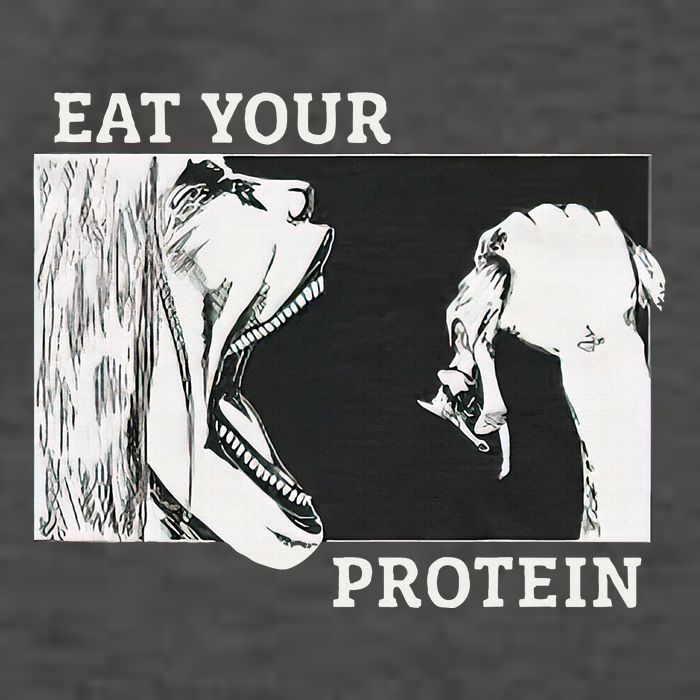 E.A.T. Yo.U.R. P.R.O.T.E.I.N Anime Gym Pump Bodybuilding Fitness Vector Backpack