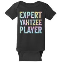 Expert Yahtzee Player Yahtzee Table Top And Board Ga Tie Dye Baby Bodysuit