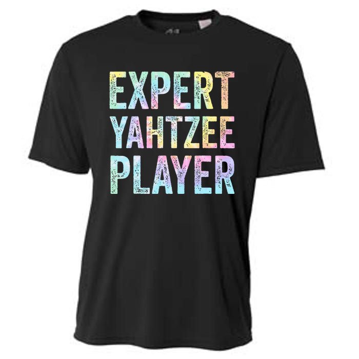 Expert Yahtzee Player Tie Dye Cooling Performance Crew T-Shirt