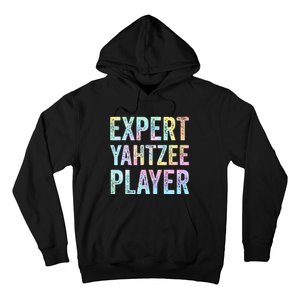 Expert Yahtzee Player Tie Dye Hoodie