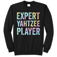 Expert Yahtzee Player Tie Dye Sweatshirt