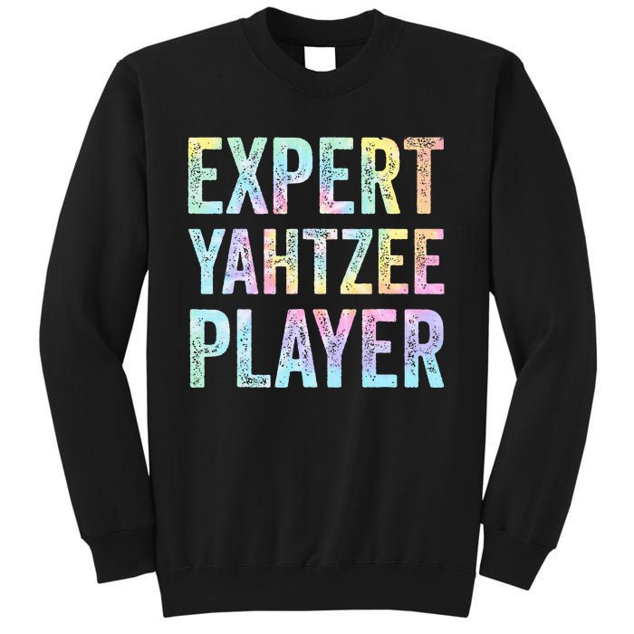 Expert Yahtzee Player Tie Dye Sweatshirt