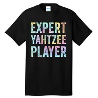 Expert Yahtzee Player Tie Dye Tall T-Shirt