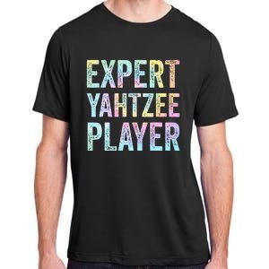 Expert Yahtzee Player Tie Dye Adult ChromaSoft Performance T-Shirt