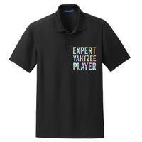 Expert Yahtzee Player Tie Dye Dry Zone Grid Polo