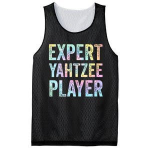 Expert Yahtzee Player Tie Dye Mesh Reversible Basketball Jersey Tank