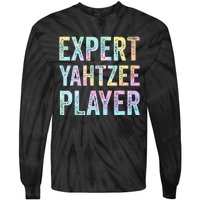 Expert Yahtzee Player Tie Dye Tie-Dye Long Sleeve Shirt