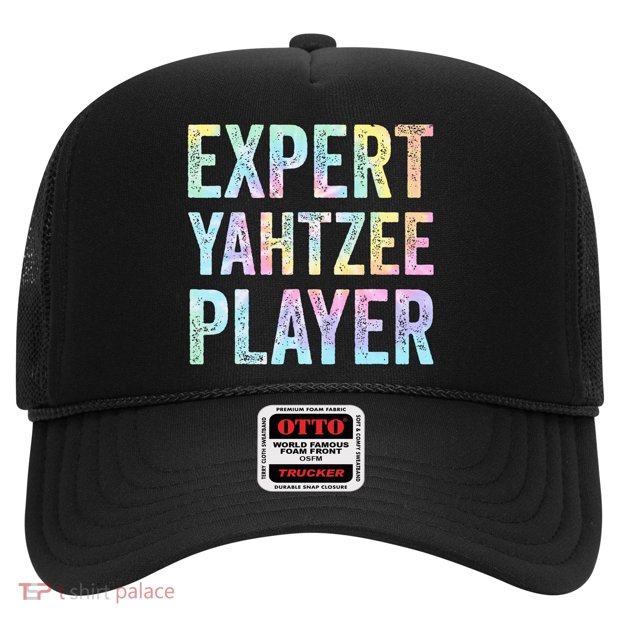 Expert Yahtzee Player Tie Dye Trucker Hat