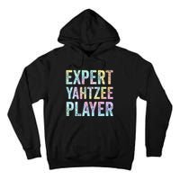 Expert Yahtzee Player Tie Dye Tall Hoodie