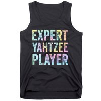 Expert Yahtzee Player Tie Dye Tank Top