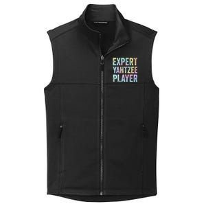 Expert Yahtzee Player Tie Dye Collective Smooth Fleece Vest