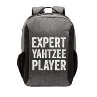 Expert Yahtzee Player Yahtzee Table Top And Board Game Lover Vector Backpack