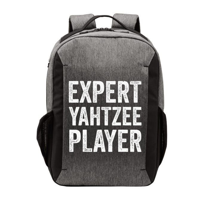 Expert Yahtzee Player Yahtzee Table Top And Board Game Lover Vector Backpack