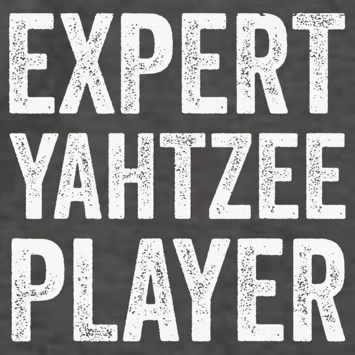 Expert Yahtzee Player Yahtzee Table Top And Board Game Lover Vector Backpack