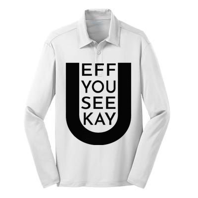 EFF YOU SEE KAY Design  Silk Touch Performance Long Sleeve Polo