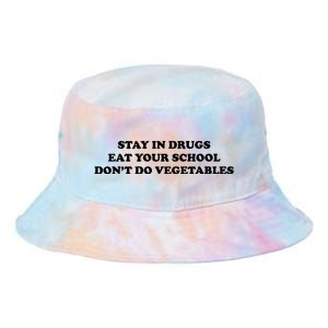 Eat Your School Don't Do Vegetables Tie Dye Newport Bucket Hat