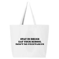 Eat Your School Don't Do Vegetables 25L Jumbo Tote