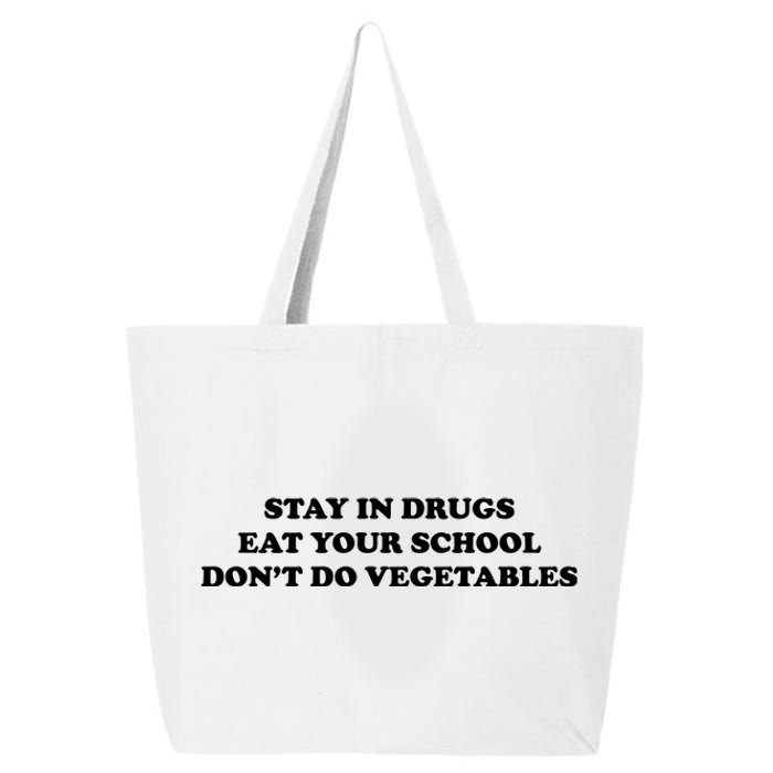 Eat Your School Don't Do Vegetables 25L Jumbo Tote