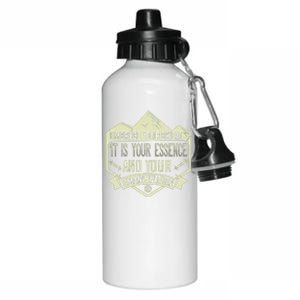 Embrace Your Sweat It Is Your Essence And Your Emancipation Aluminum Water Bottle