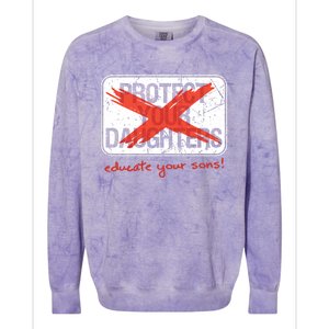 Educate Your Sons Gift Colorblast Crewneck Sweatshirt