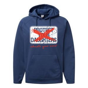 Educate Your Sons Gift Performance Fleece Hoodie