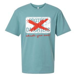 Educate Your Sons Gift Sueded Cloud Jersey T-Shirt