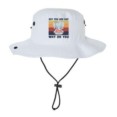 Eff You See Kay Why Oh You Elephant Yoga Cool Gift Legacy Cool Fit Booney Bucket Hat